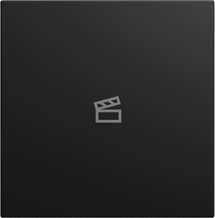 ABB Busch-Jaeger Balance CPL V 1V drukknop scenesymbool si-B-matzwart