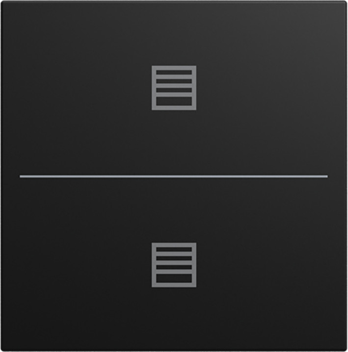 ABB Busch-Jaeger Balance CPL V 2V drukknop jaloeziesymbool si-B-matzwart