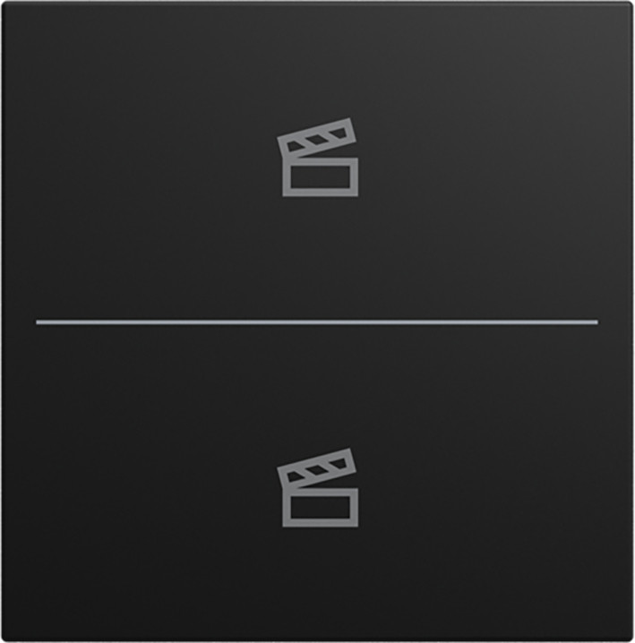 ABB Busch-Jaeger Balance CPL V 2V drukknop scenesymbool si-B-matzwart