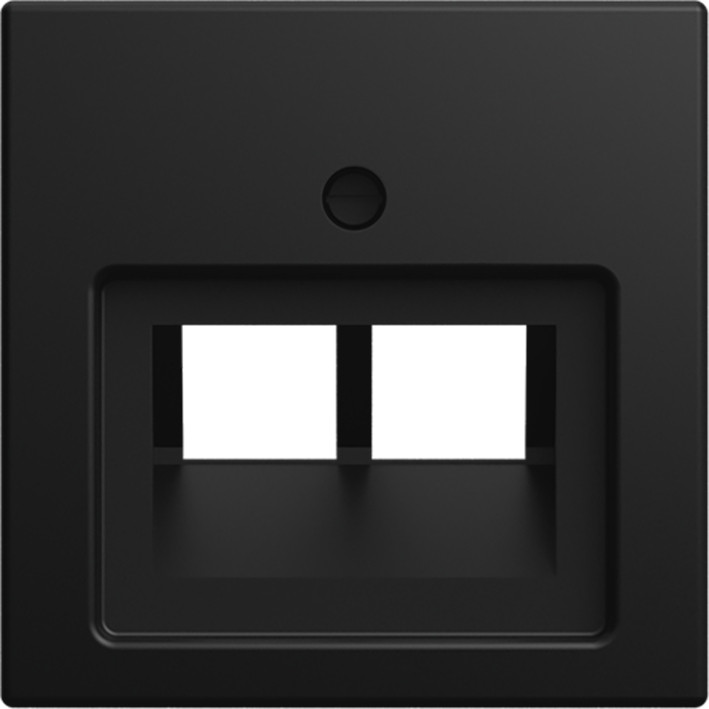 ABB Busch-Jaeger Balance CPL V datadoos 2 X RJ45 si-B-matzwart