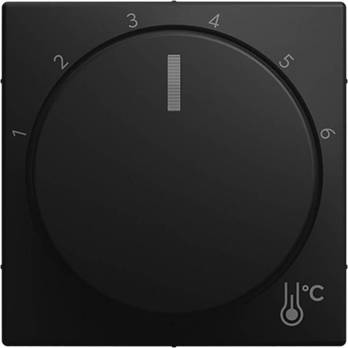 ABB Busch-Jaeger Balance CPL V thermostaat 1094/97u si-B-matzwart
