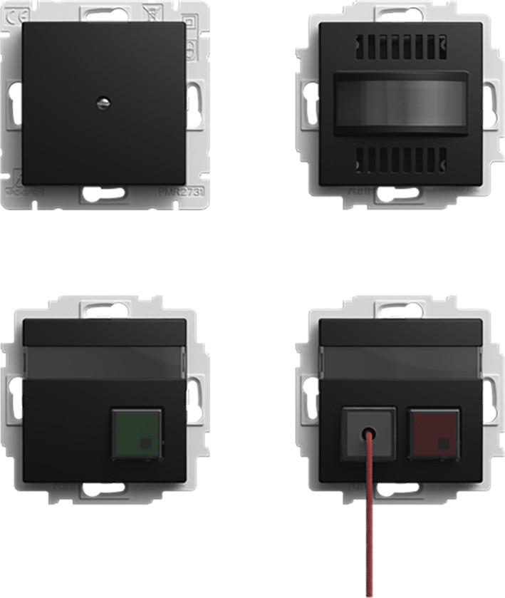 ABB Busch-Jaeger Balance Miva-Toiletset vde0834 si-B-matzwart