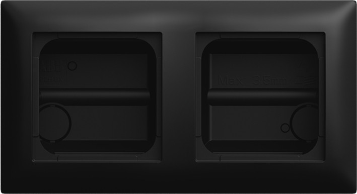 ABB Busch-Jaeger Balance Opbouwbak Hoek 2V si-B-matzwart