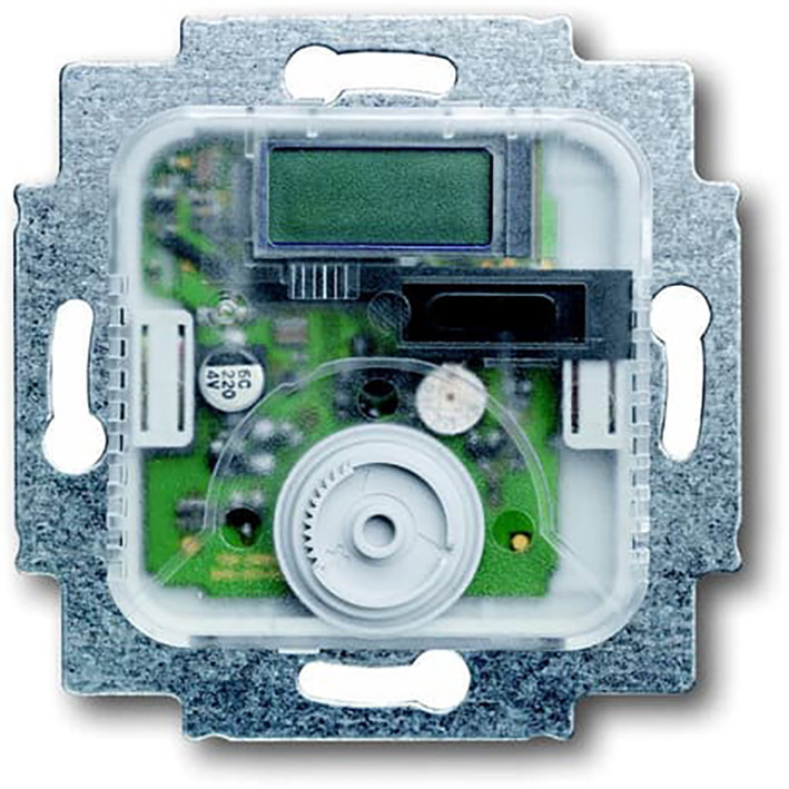 ABB Busch-Jaeger Balance, SI, Future, Solo, Axcent, Thermostaat Inb 24V 1a NC LCD nacht
