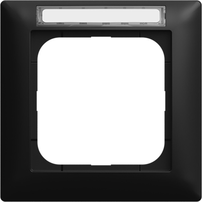 ABB Busch-Jaeger Balance Tekstafdekraam 1-voudig si-B-matzwart