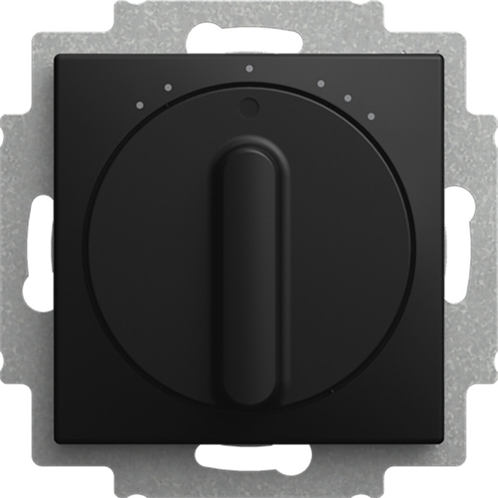 ABB Busch-Jaeger Balance Ventilatorschak 1P CPL 3-standen si-B-matzwart