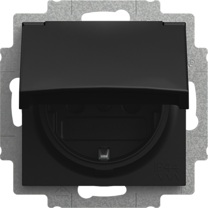 ABB Busch-Jaeger Balance WCD Ra KV KD + afdichtring CPL inb si-B-matzwart