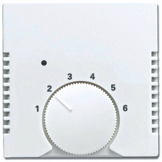 Abb Busch-jaeger draaiknop thermostaat wit