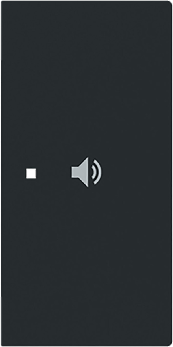 ABB Busch-Jaeger Art linear Fah Wip 2-V rechts, audio volume +- art-matzwart
