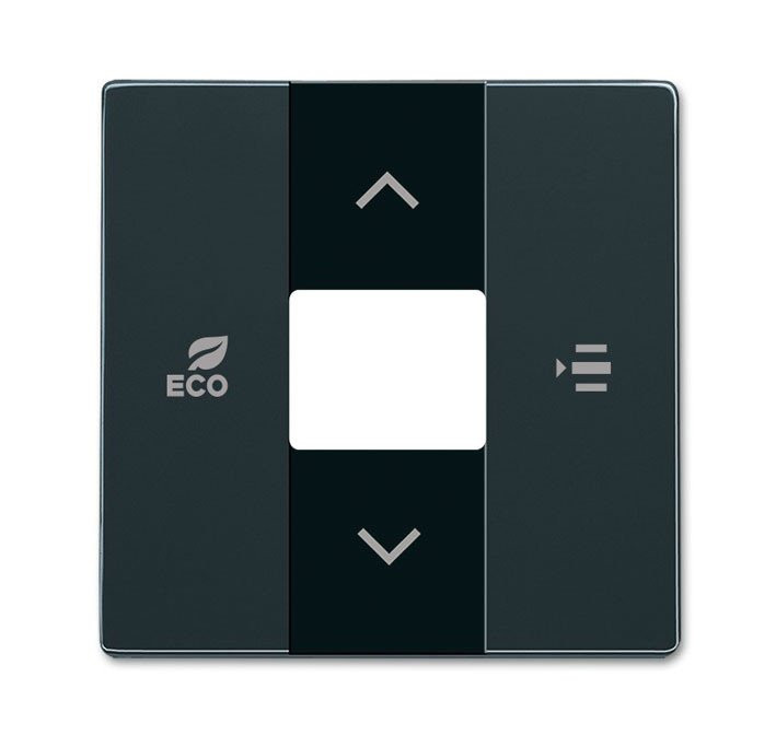 Abb Busch-jaeger free@home enkele drukker thermostaat antraciet