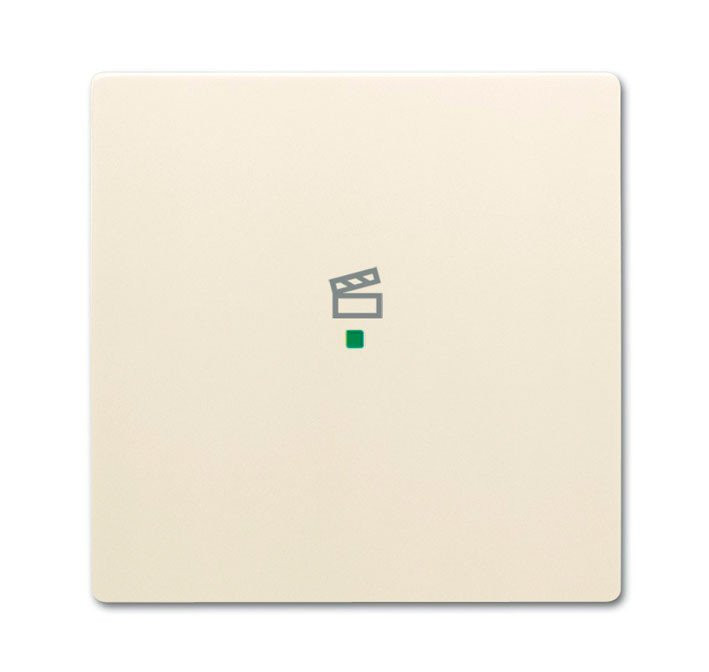 Abb Busch-jaeger f@home bedieningswip scene aan / uit enkele wip beige ral 1013