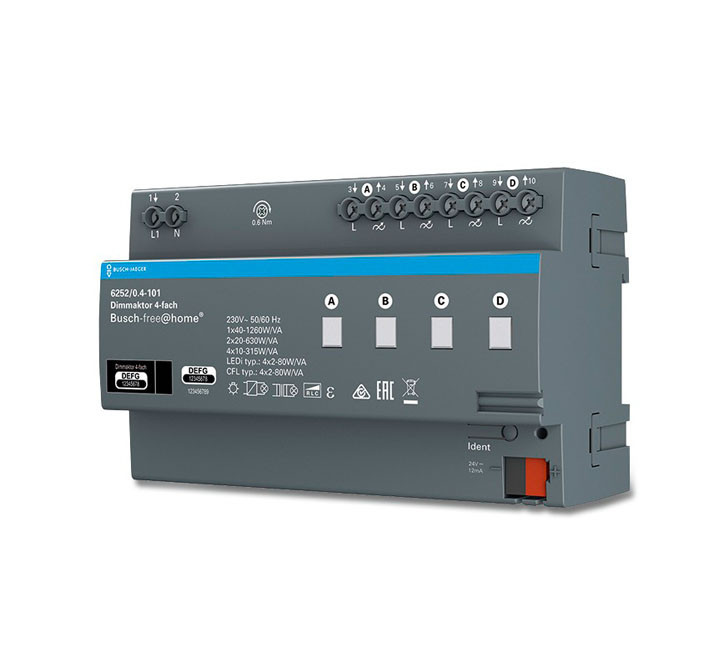 ABB Busch-Jaeger Busch-free@home Fah Dimaktor 4 X 10-315 W/va din-rail