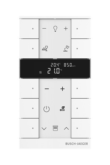 ABB Busch-Jaeger F@home Fah Tenton thermostaat 10-voudig co2 studiowit