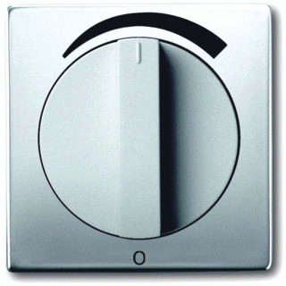 Abb Busch-jaeger pure stainless steel draaigreep standenschakelaar roestvaststaal ( RVS )