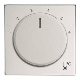 Abb Busch-jaeger CPL V thermostaat 1094/97u F-aluzilver