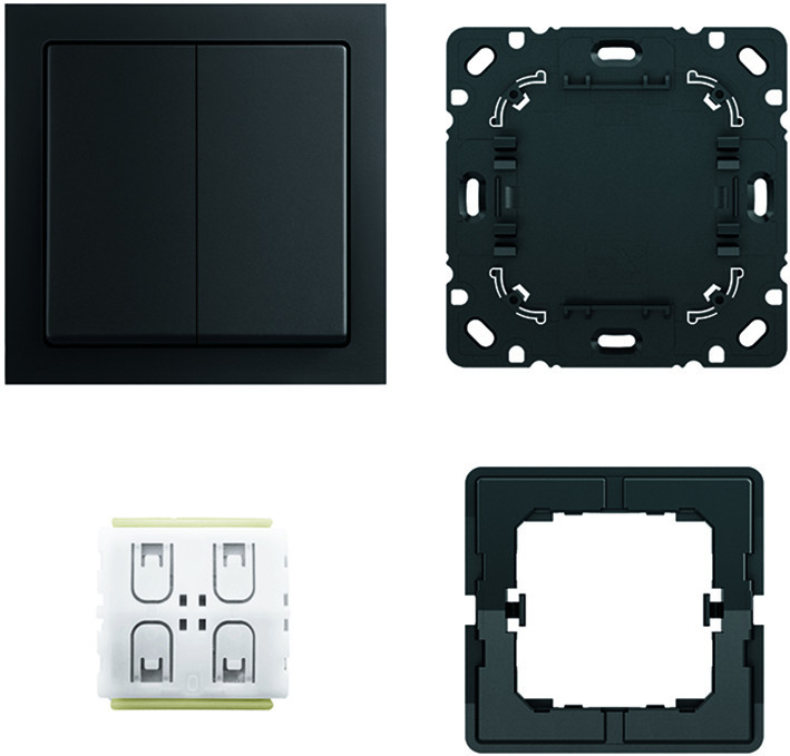 ABB Busch-Jaeger Draadloos, Future Ble-Schakelaarset future mat zwart