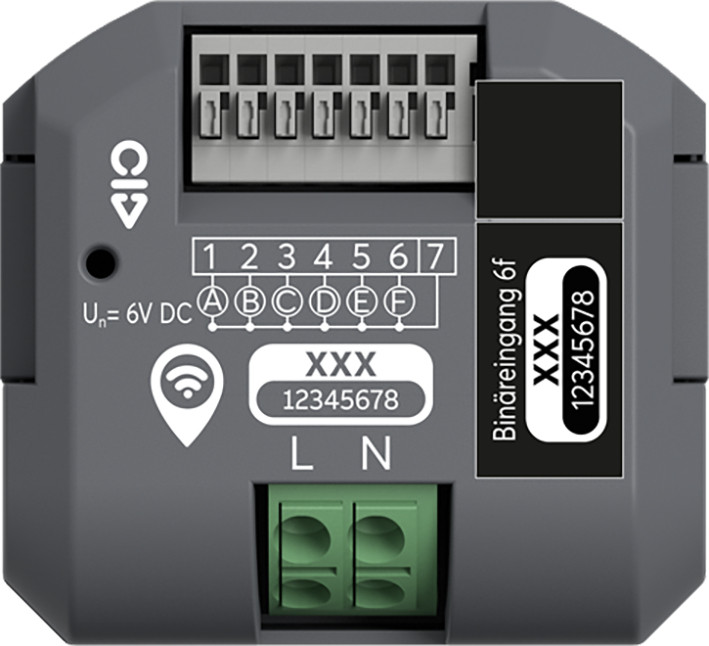 ABB Busch-Jaeger F@home Binaire Ingang free@home wireless 6 voudig potentiaal vrij,inbouw,wire