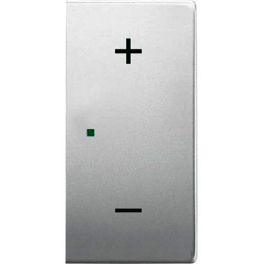 Abb Busch-jaeger fahwip 2-V rechts audio volume +- edelstaal