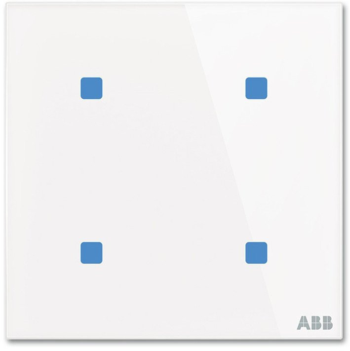 Abb Busch-jaeger glasstouch sensor-KNX-tacteo4-voudig