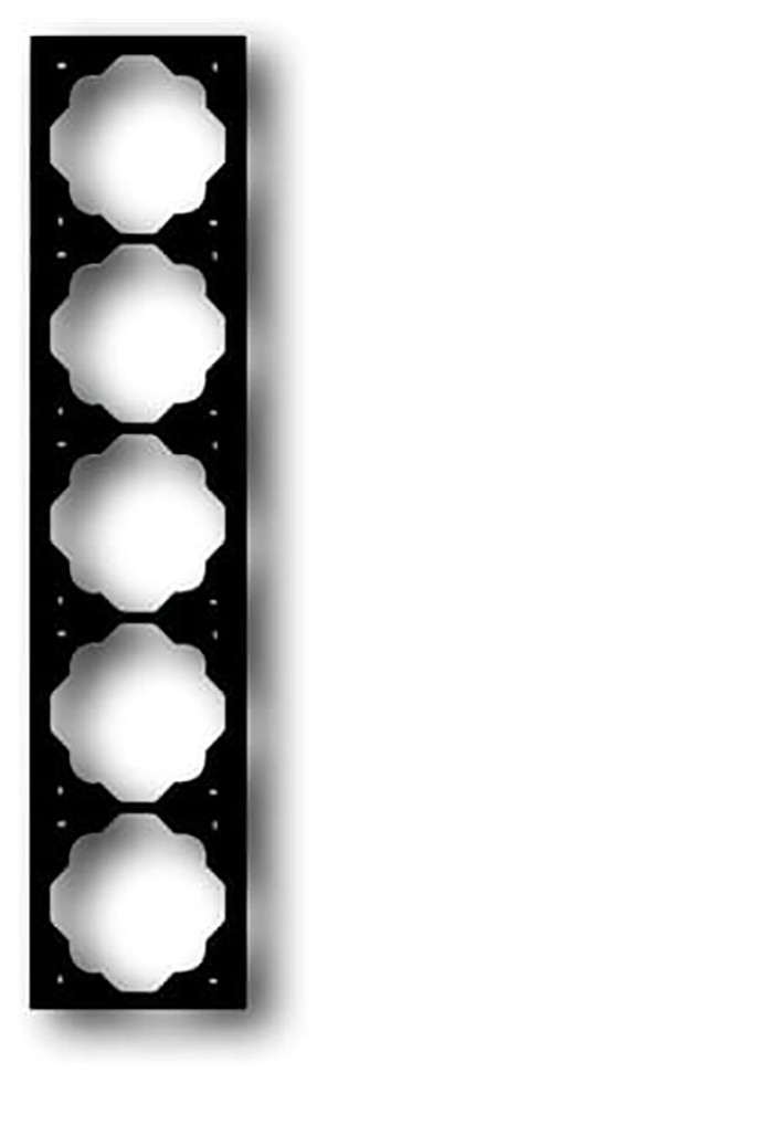 ABB Busch-Jaeger Impuls Afdekraam 5V I-matzwart