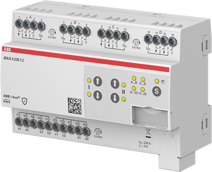 ABB Busch-Jaeger KNX Jaloezie- en rolluikactuator travel det, 3 eindpos, bin ingang , 4-F H