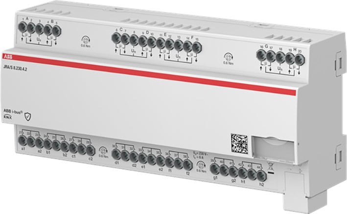 ABB Busch-Jaeger KNX Jaloezie- en rolluikactuator travel det, bin ingang, 8-F, 230 V handma