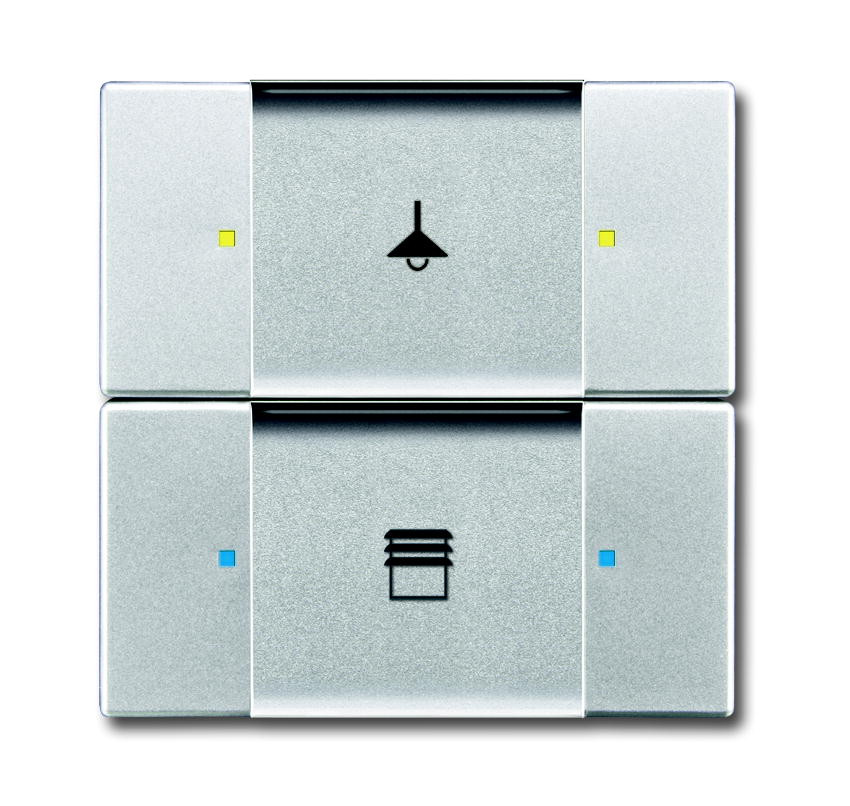 Abb Busch-jaeger KNX sensor multifunct 2/4V F-aluzilver