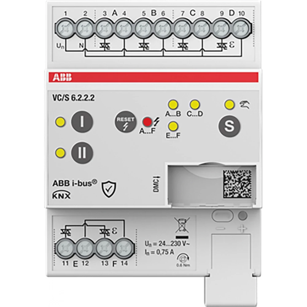 ABB Busch-Jaeger KNX Valve Drive controller, 6-voudig, MDRC
