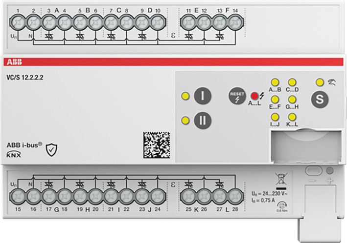 ABB Busch-Jaeger KNX Valve Drive controller, 6-voudig, MDRC