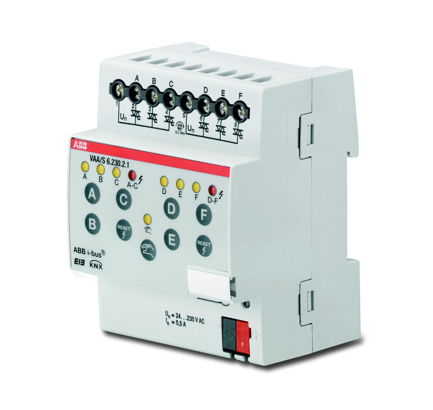 Abb Busch-jaeger KNX verwarmingsaktor 6x230v din-rail