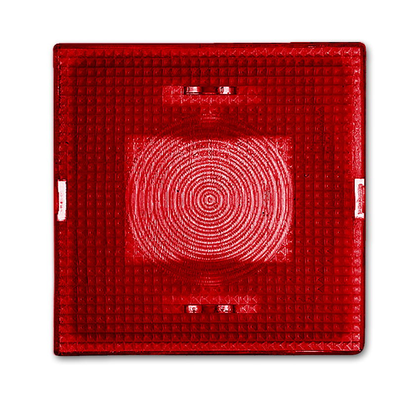 Abb Busch-jaeger lens rood V lichtsignaal ip44 A-W