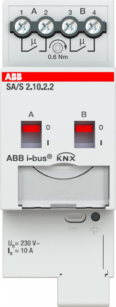 Abb Busch-jaeger schakel aktor standaard KNX 2-voudig 10 ampere