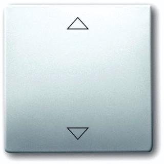 Abb Busch-jaeger pure stainless steel tiptoets jaloezie roestvaststaal ( RVS )