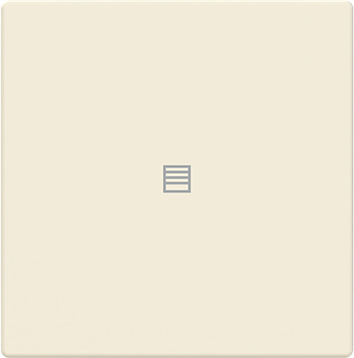 ABB Busch-Jaeger Trevion CPL V 1V drukknop jaloeziesymbool F/S -ivoor platform 63