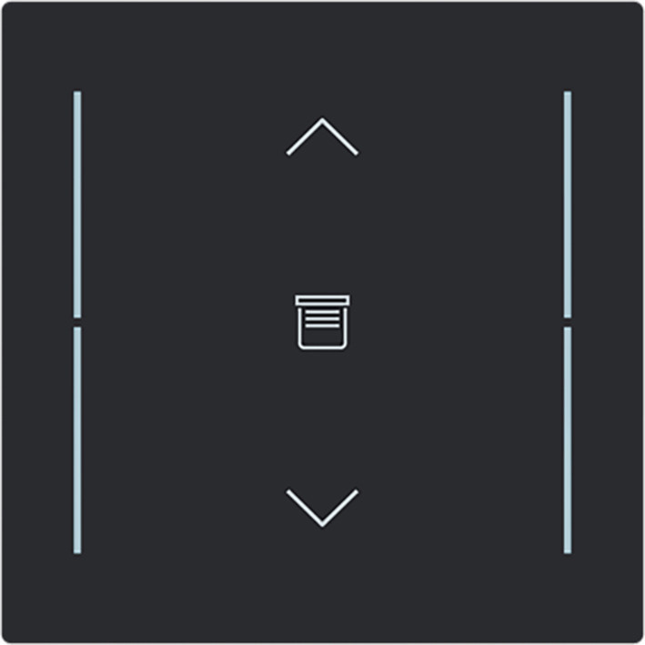 ABB Busch-Jaeger Trevion CPL V 1V wip jaloeziesymbool art-matzwart