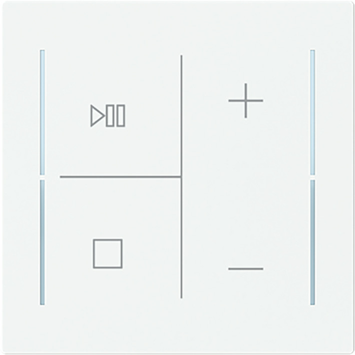 ABB Busch-Jaeger Trevion CPL V 4V knop muziek symbool art-matwit