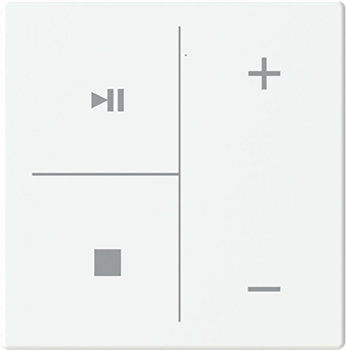 ABB Busch-Jaeger Trevion CPL V 4V knop muziek symbool F/S -matwit platform 63