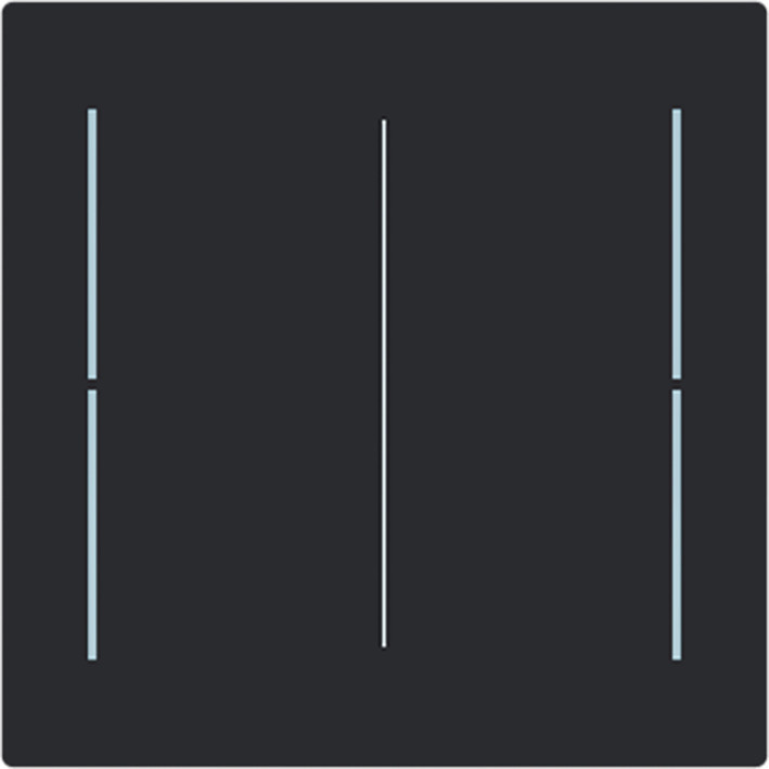 ABB Busch-Jaeger Trevion CPL V keypad 2V art-matzwart