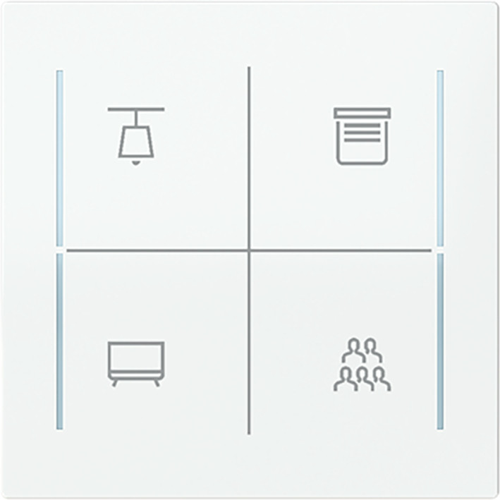 ABB Busch-Jaeger Trevion CPL V keypad art-gelakt klantspecifiek te configureren voor busch-art