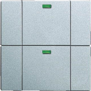 Abb Busch-jaeger waveline sensor 2V F-aluzilver