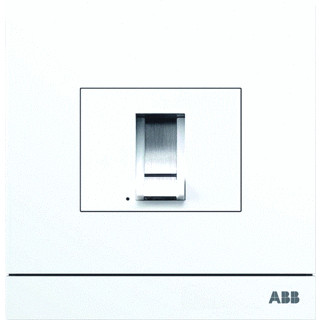 Abb Busch-jaeger welcome fingerprint buitenpost wit