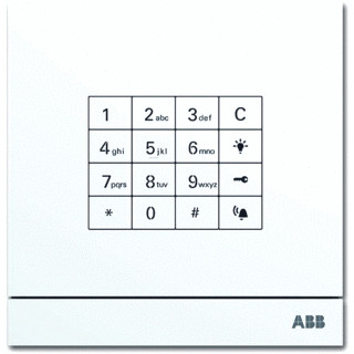 Abb Busch-jaeger welcome keypad buitenpost wit