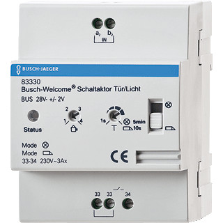 Abb Busch-jaeger welcome schakelaktor deur/licht din-rail
