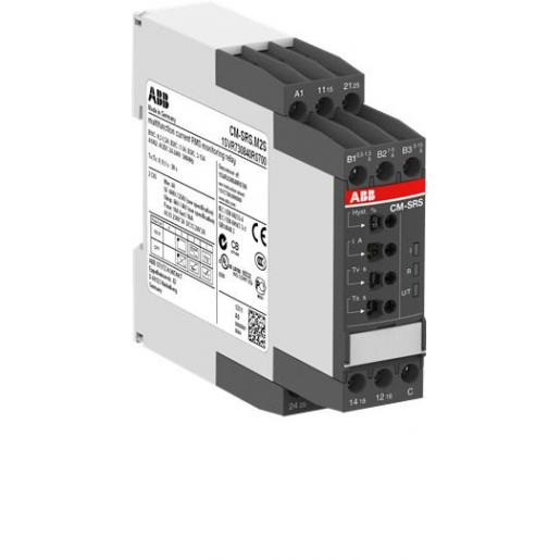 Abb CM-SRS.M1P stroom bewakingrelais 2C/O B-c=3ma-1a RMS 24-240vac/DC me