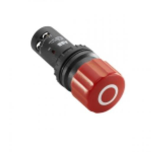Abb Compact noodstop drukknop 30 MM rood trek ontgrendeling.
