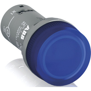 Abb Compact signaallamp blauw incl. led 110-130 V DC