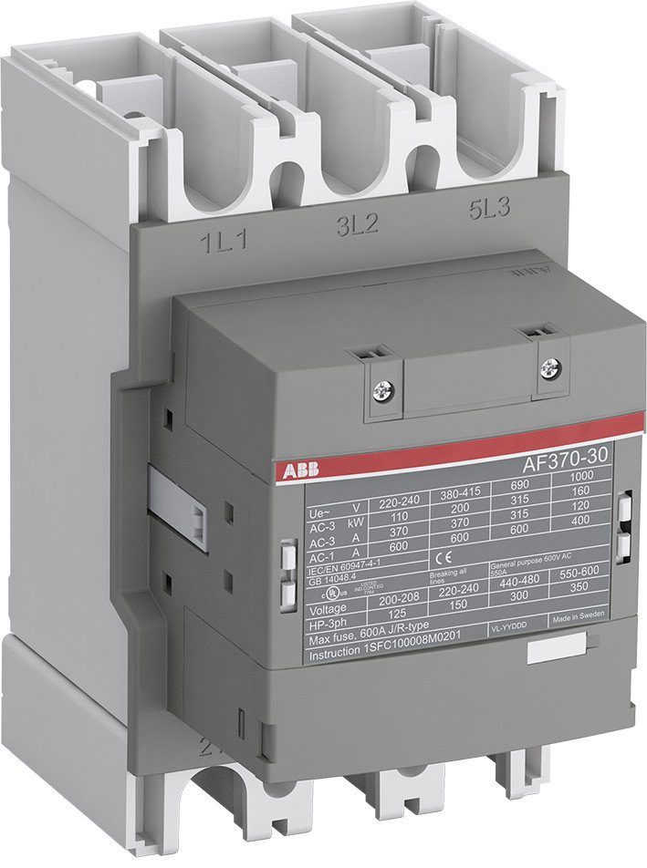 ABB Componenten Magneetschakelaar / AF Magneetsch. 200KW 400V 3P spoel code 12 groot spanningsbereik hulpcont