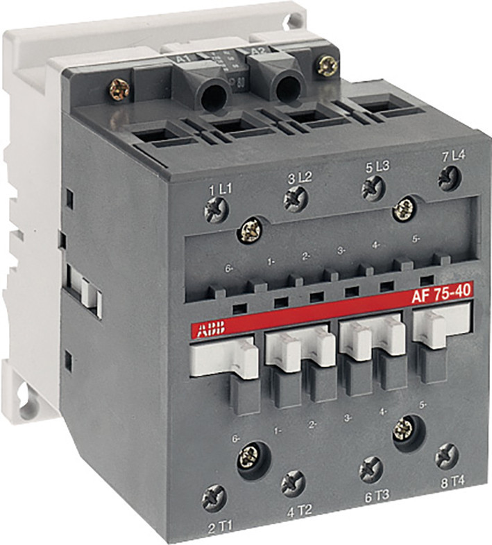 ABB Componenten Magneetschakelaar / AF Magneetschak. 18,5KW 400V 4-polig spoel code 70 groot spanningsbereik