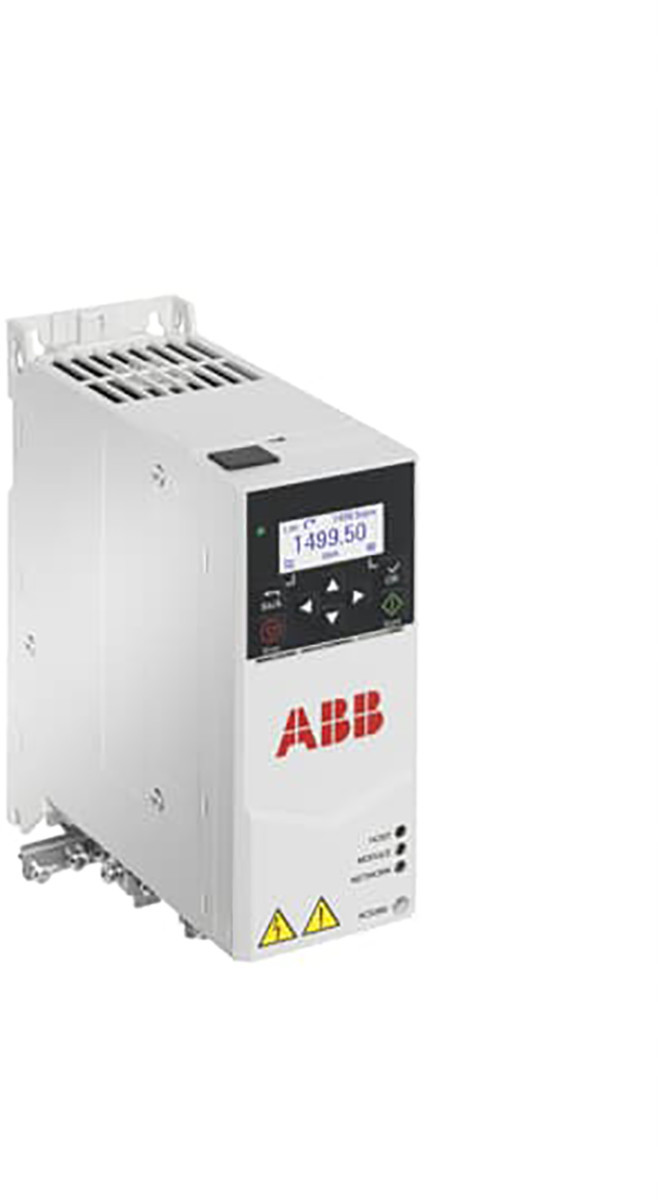Abb Acs380 0,37KW frequentieomvormer 1-fase 230V i2n=2,4a ip20