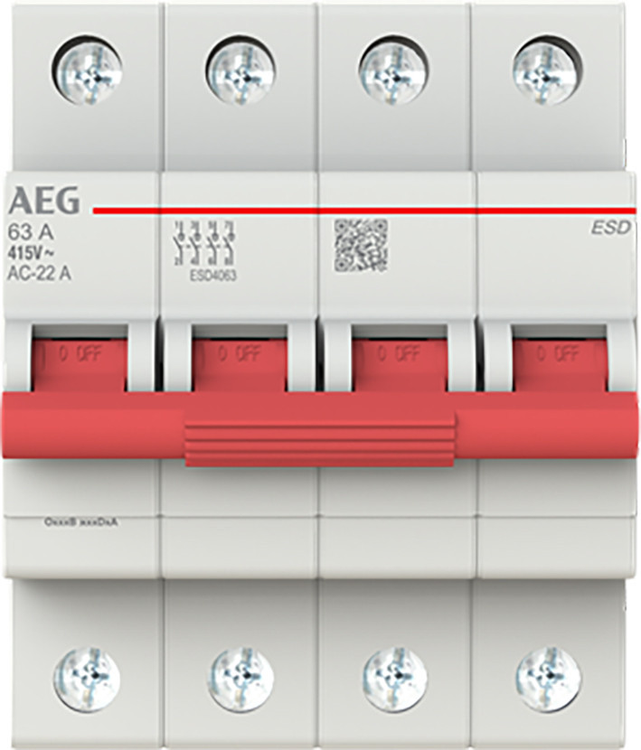 ABB Componenten AEG Lastscheider 4P 63a